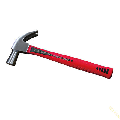 British type claw hammer with fiberglass handle