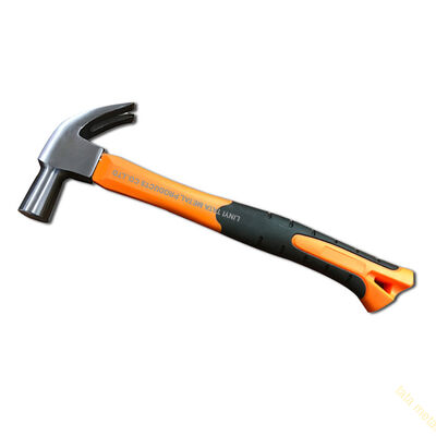 British type claw hammer with fiberglass handle