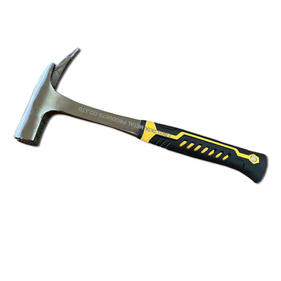 Forged one piece roofing hammer whole metal safty handle