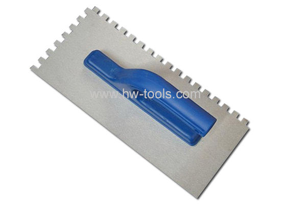 Carbon steel Plastering trowel with teeth blade HW02118