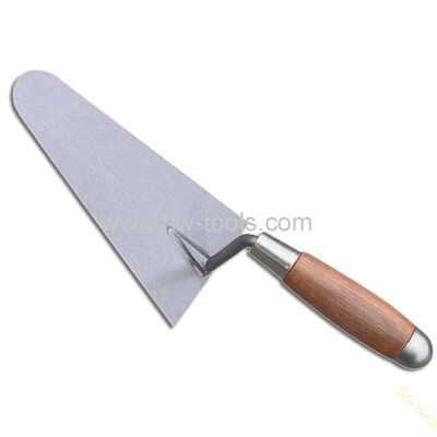 Carbon steel blade bricklaying trowel