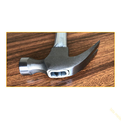 American type claw hammer with steel tube handle